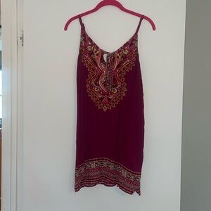 Small Pink Paisley Dress